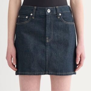 Everlane The Denim Mini Skirt  - Dark Indigo